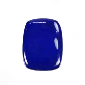 LAPIS LAZULI Gemstone Cabochon : 77.00cts Natural Untreated Blue Lapis Cushion Shape 39*29mm