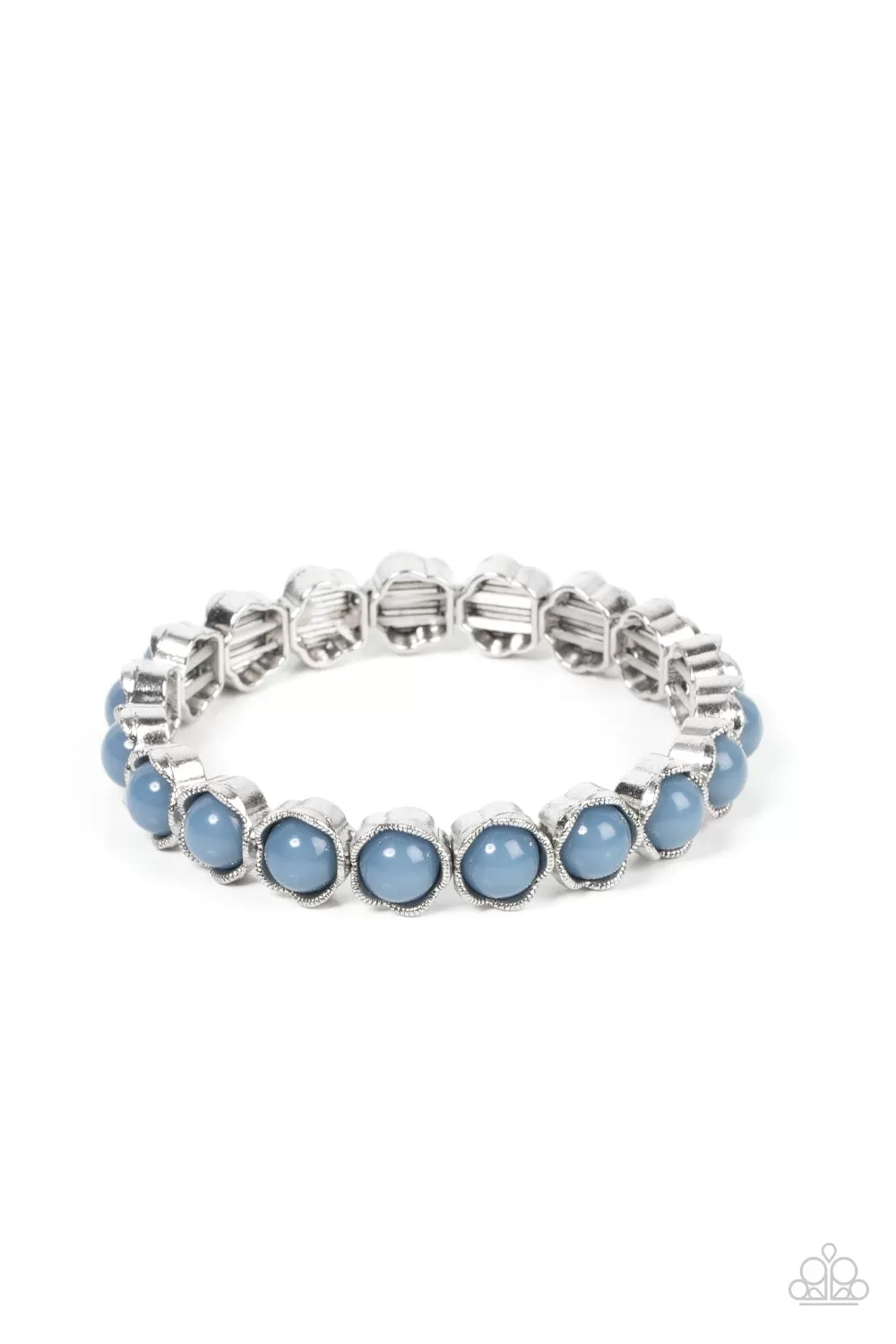 Lets be Buds - Blue Paparazzi Bracelet