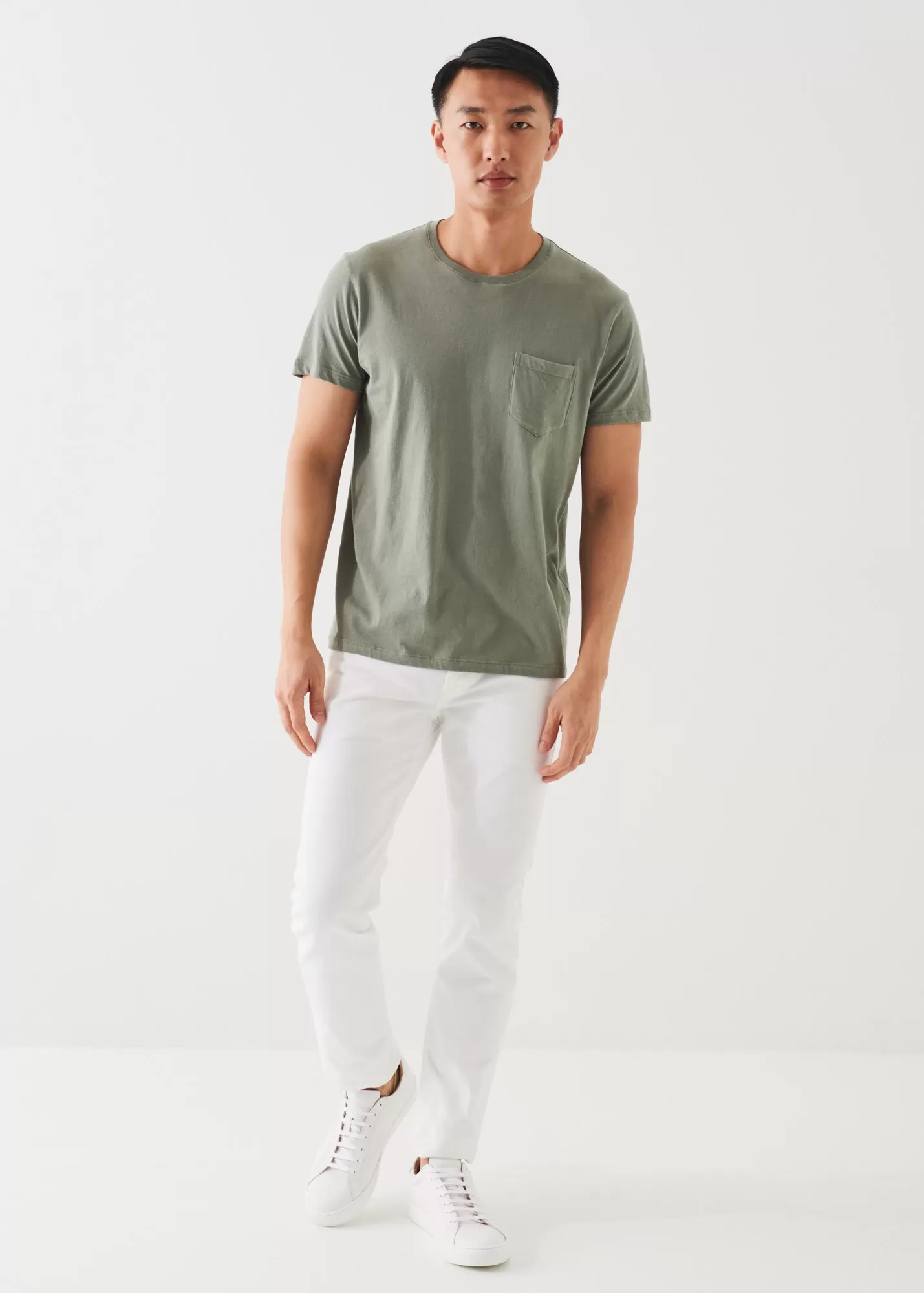 LIGHTWEIGHT PIMA COTTON POCKET T-SHIRT