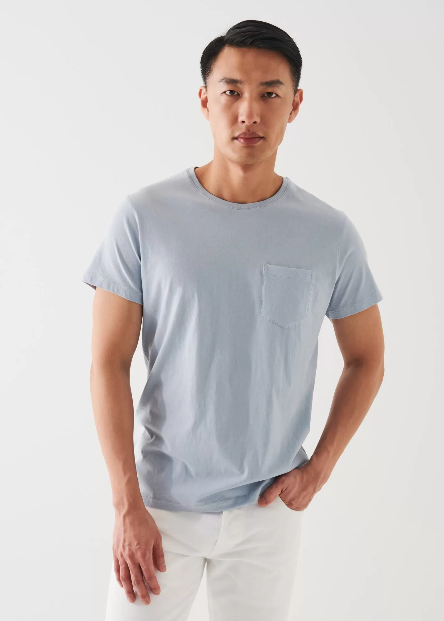 LIGHTWEIGHT PIMA COTTON POCKET T-SHIRT