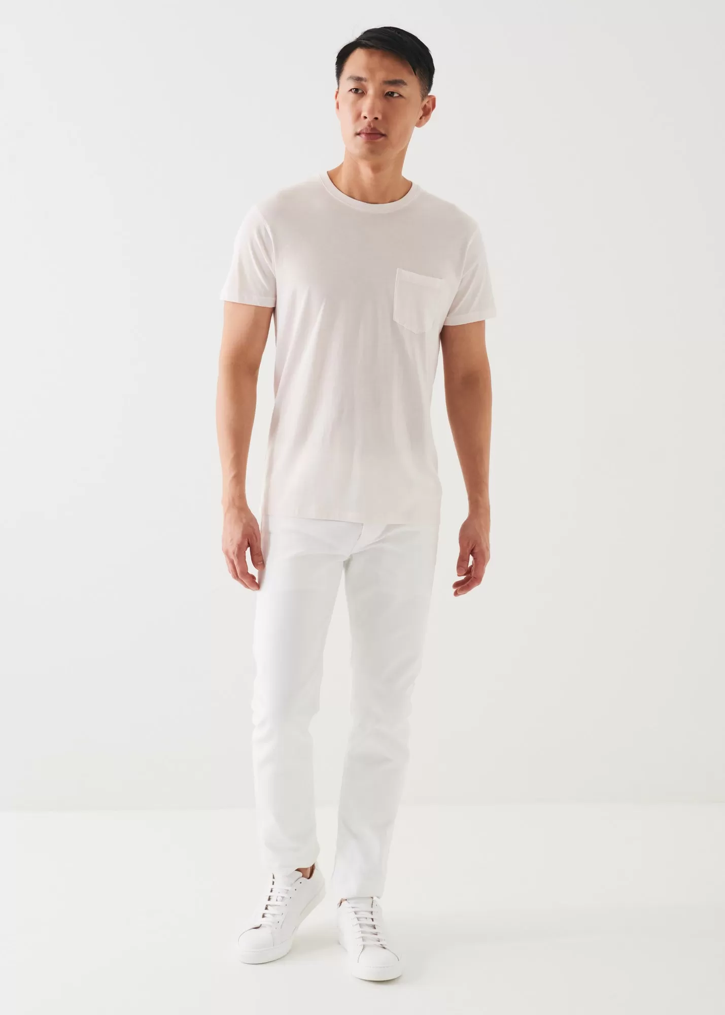 LIGHTWEIGHT PIMA COTTON POCKET T-SHIRT