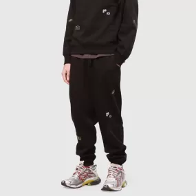 LOGO UNIVERSE SWEATPANTS (Washed Black)