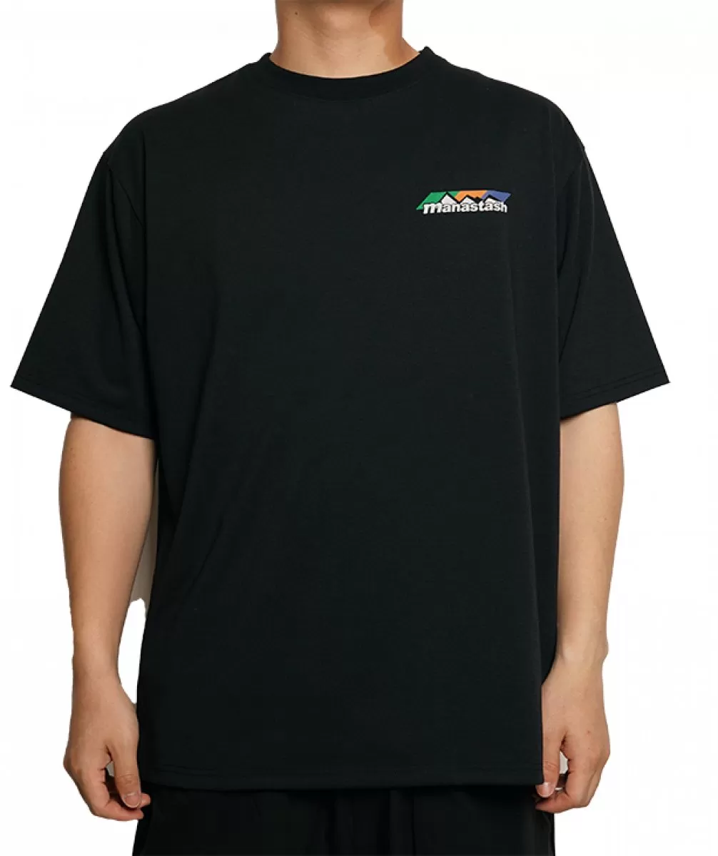 Manastash POLY TEE SCHEME LOGO Black