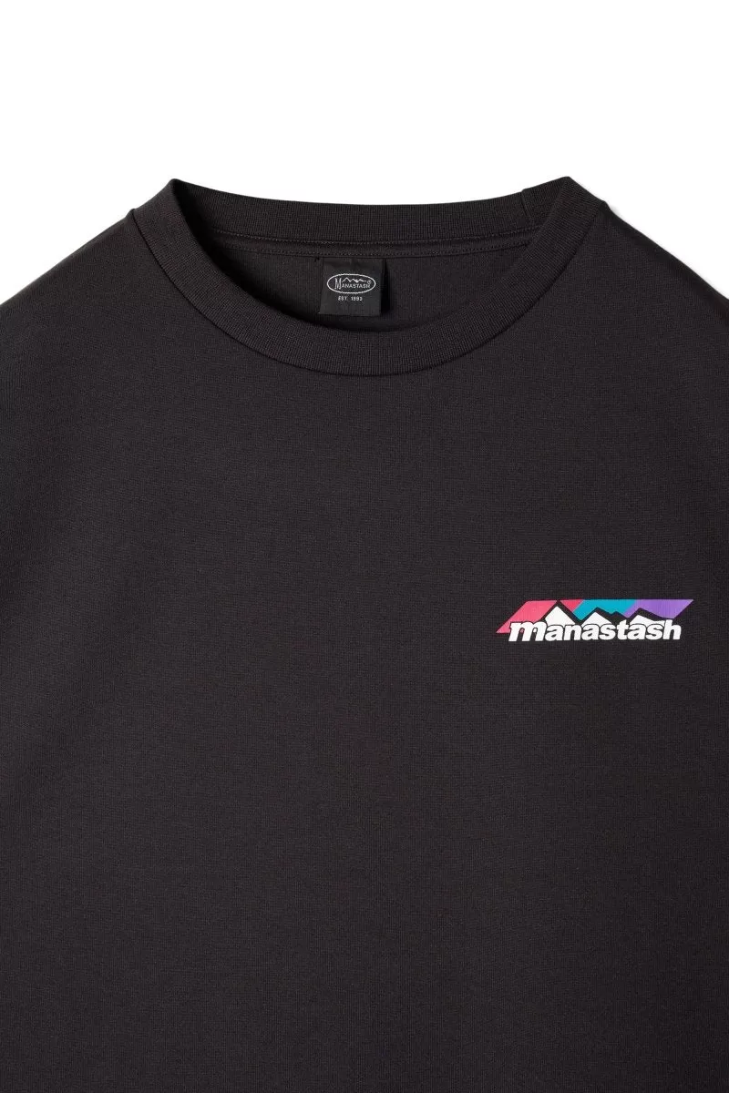 Manastash POLY TEE SCHEME LOGO Black