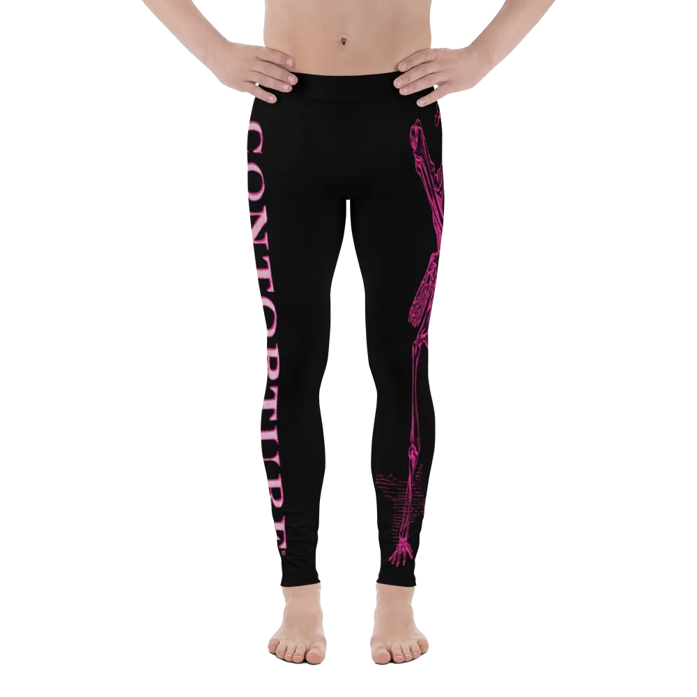 Men's Contorture Leggings Tights: Pinky