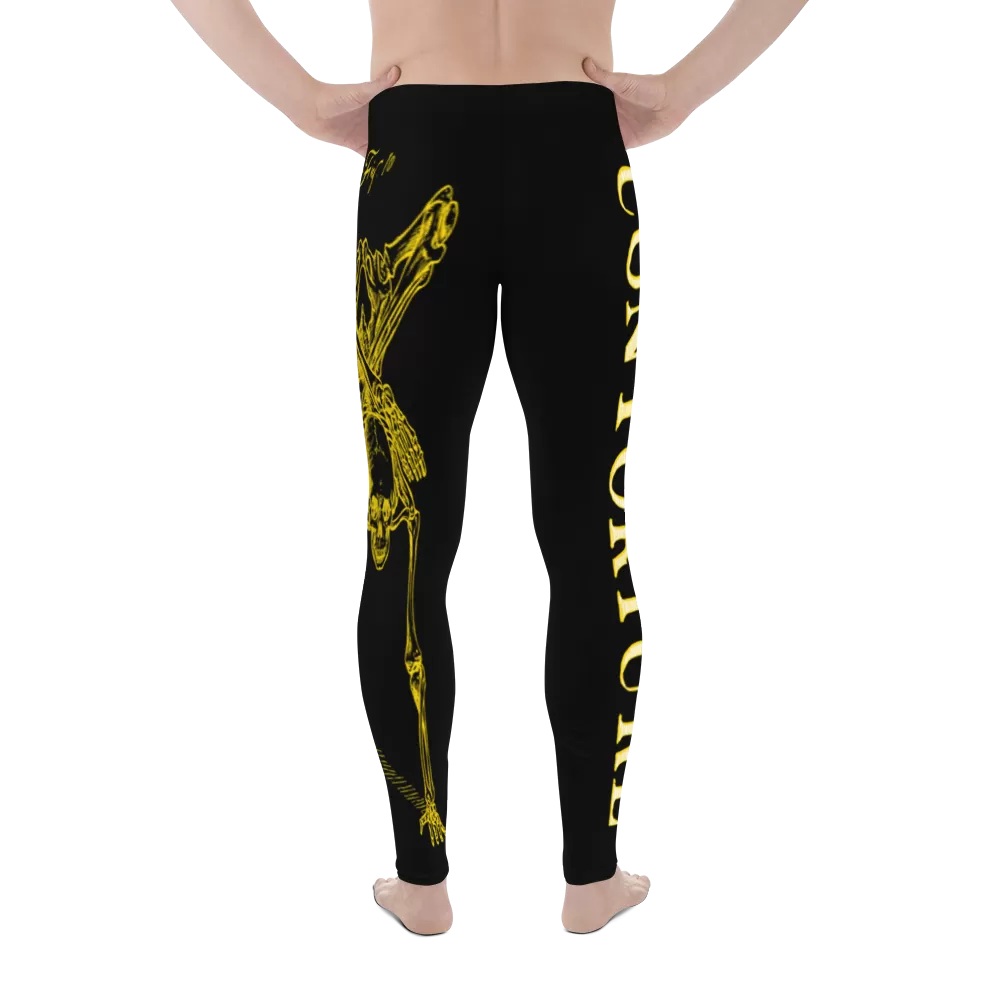 Men's Contorture Leggings Tights: Solid Gold