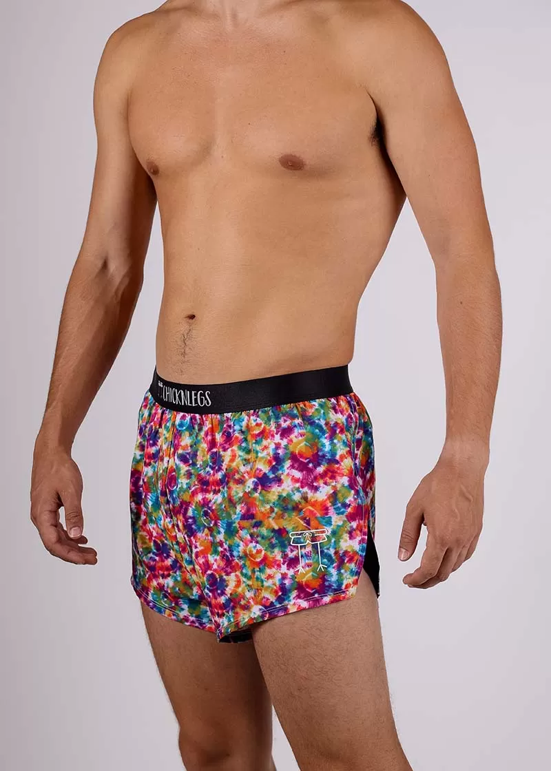 Men's Tie-Dye 2" Split Shorts