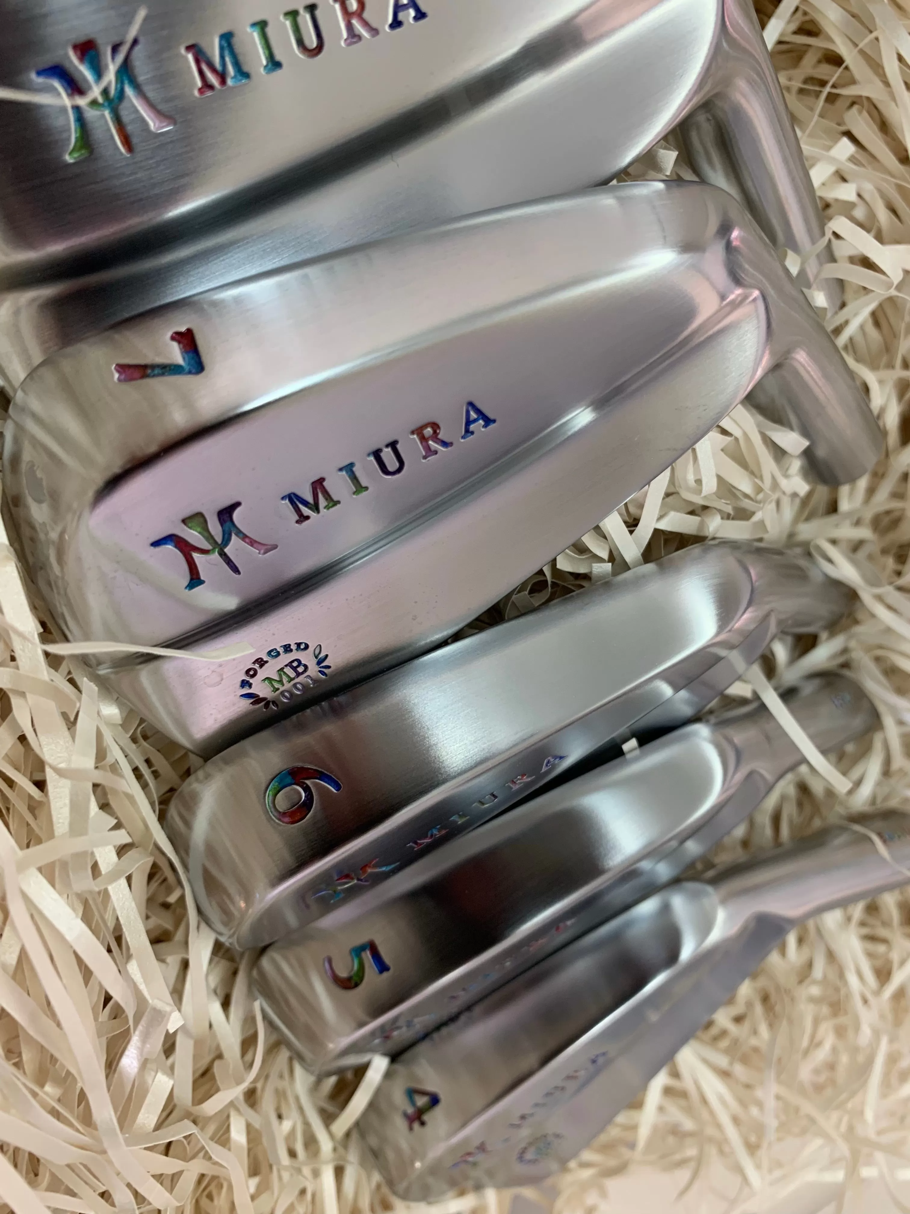 Miura Golf Irons MB-001 Chromatic Paint Fill