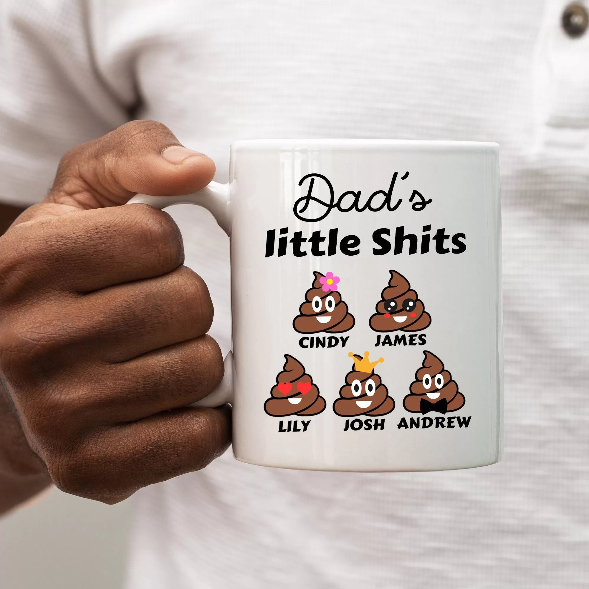 Mommy's Little Shits Personalized Mug