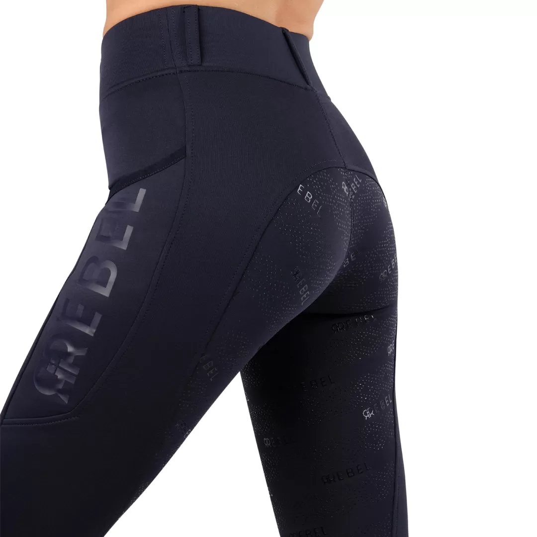 Montar Rebel Pull On Full Grip Riding Tights