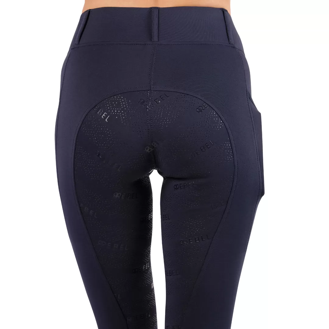 Montar Rebel Pull On Full Grip Riding Tights