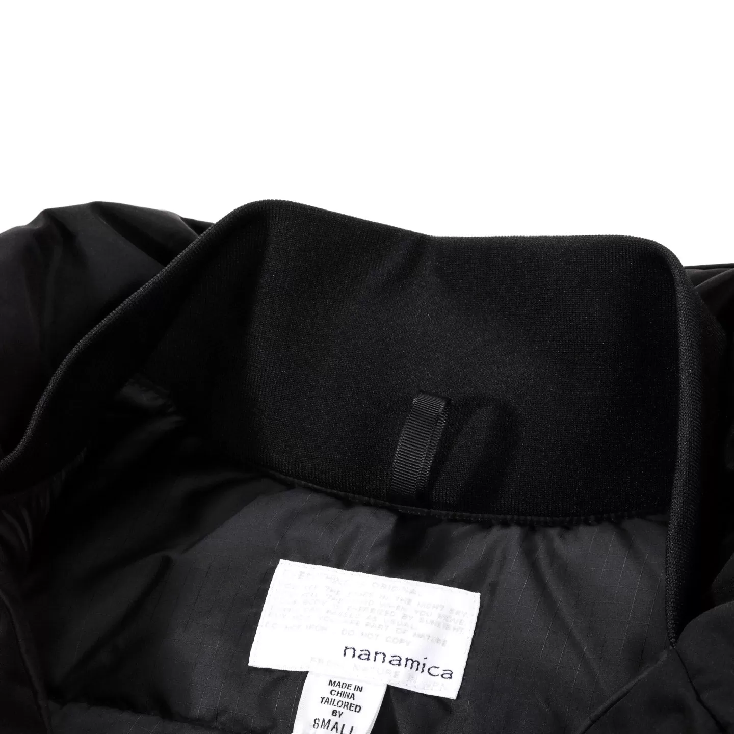 NANAMICA GORE-TEX SHORT DOWN JACKET BLACK