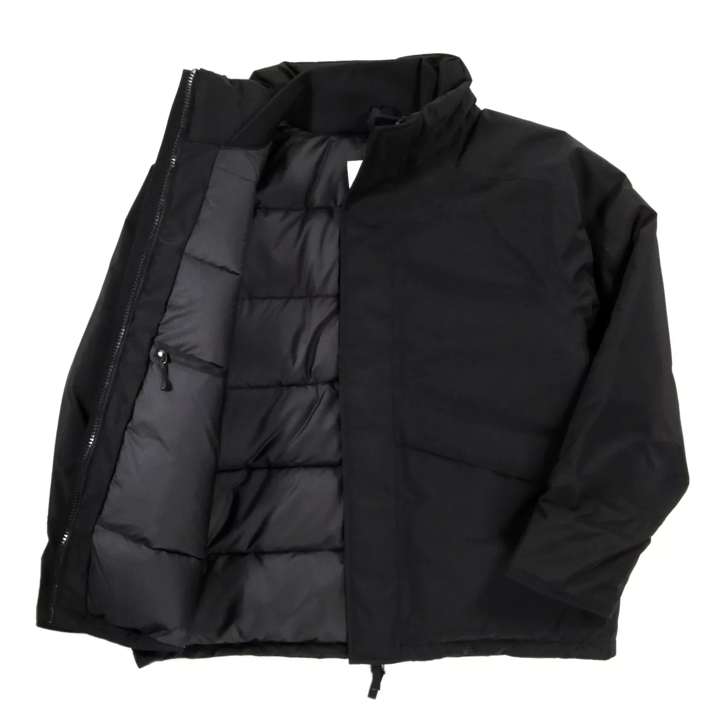 NANAMICA GORE-TEX SHORT DOWN JACKET BLACK