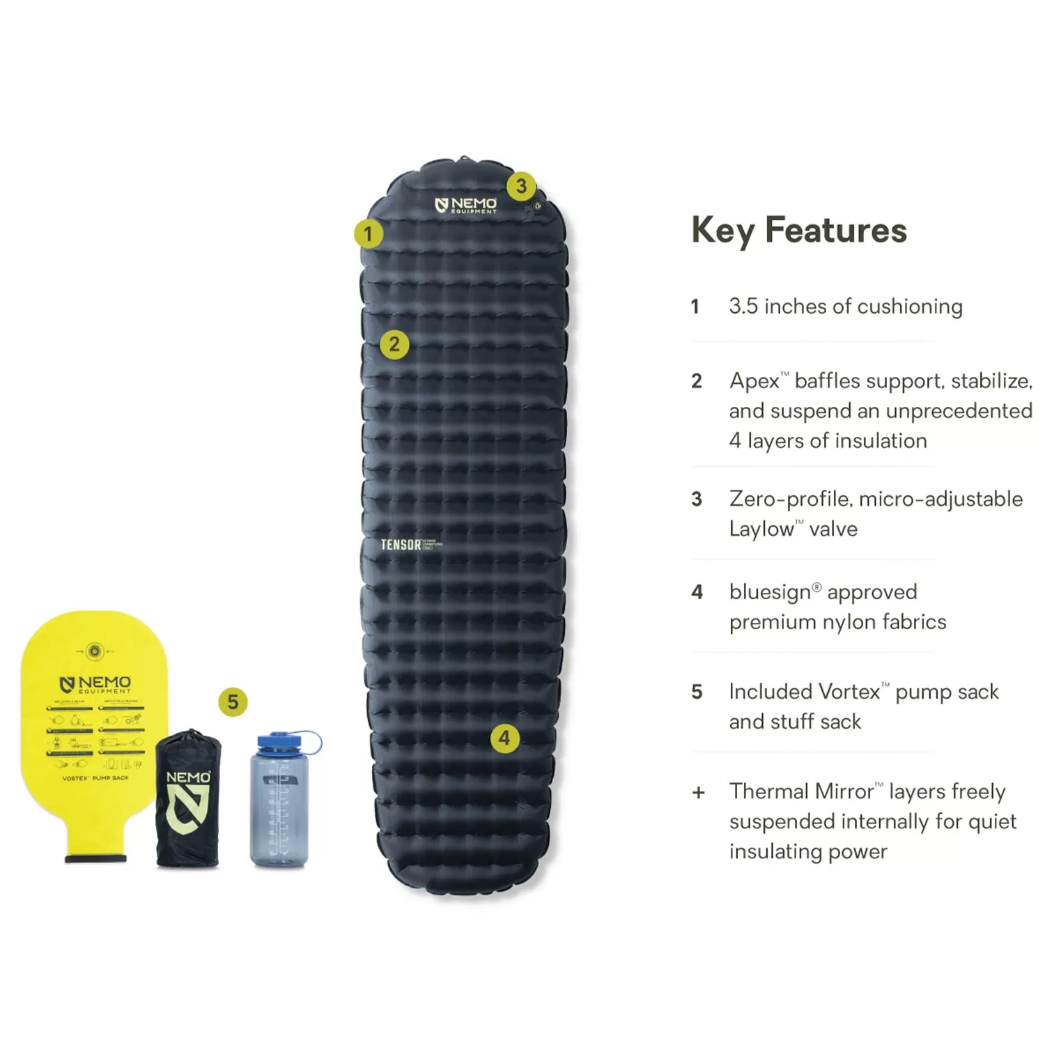 NEMO Tensor Extreme Insulated Ultralight Sleeping Pad