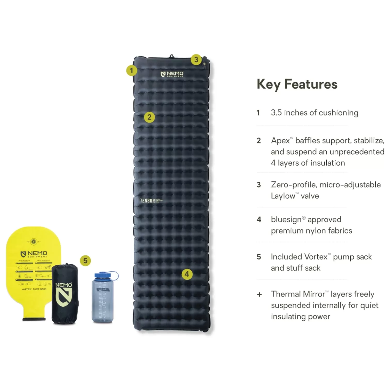 NEMO Tensor Extreme Insulated Ultralight Sleeping Pad