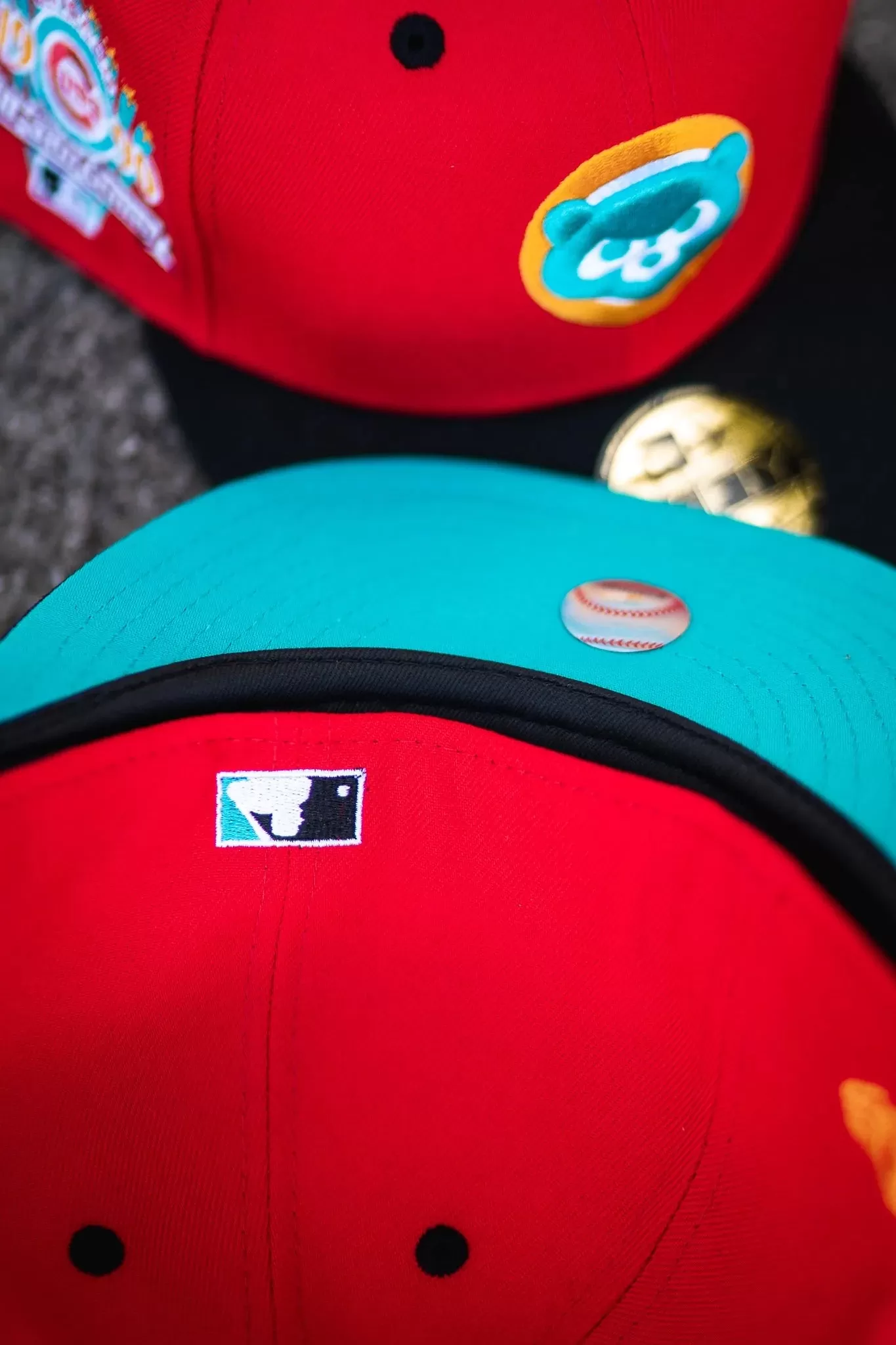 New Era Chicago Cubs 1990 ASG Aqua UV (Red/Black)