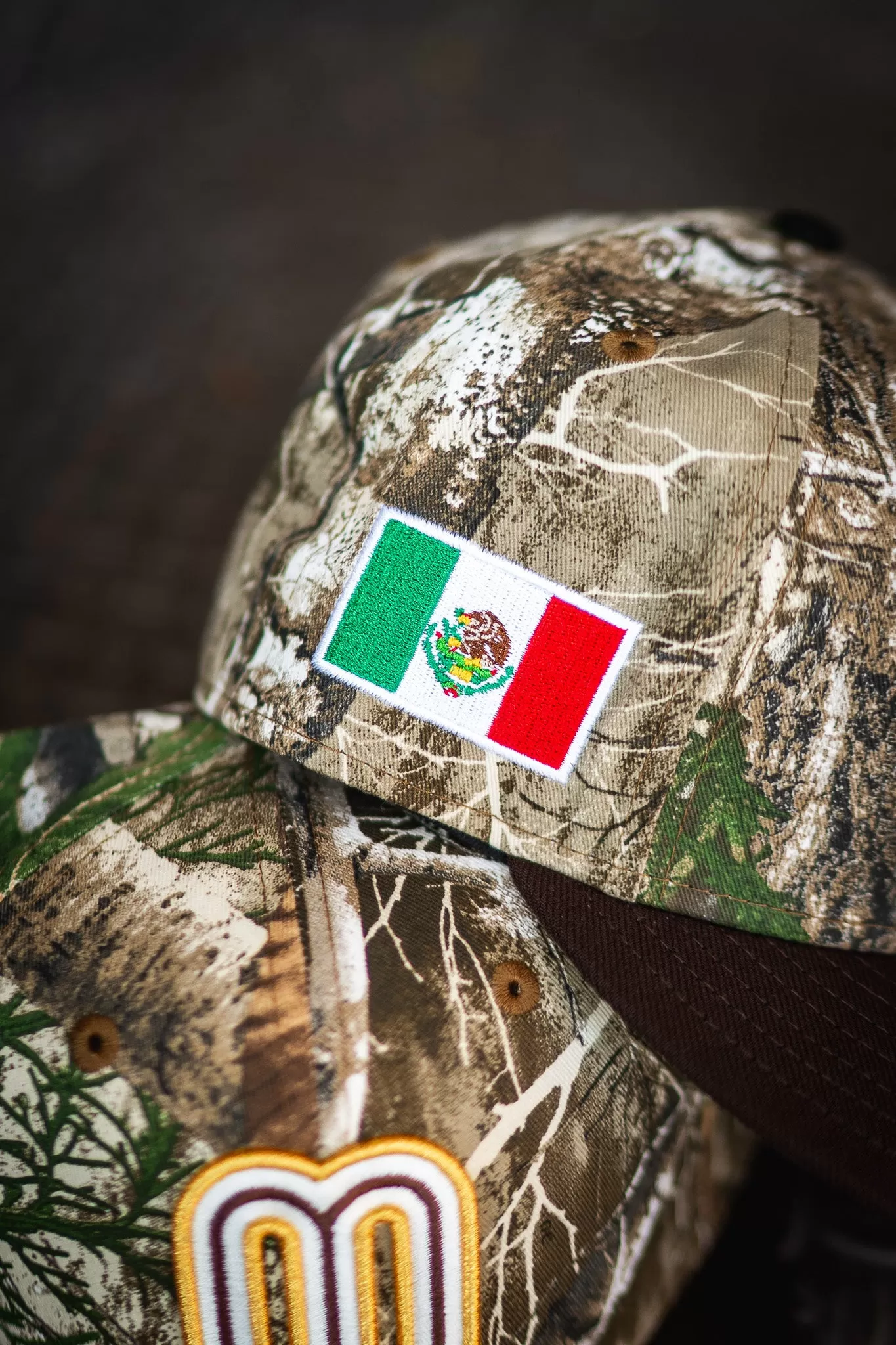 New Era Mexico World Baseball Classic Green UV (Real Tree Camo/Mocha)