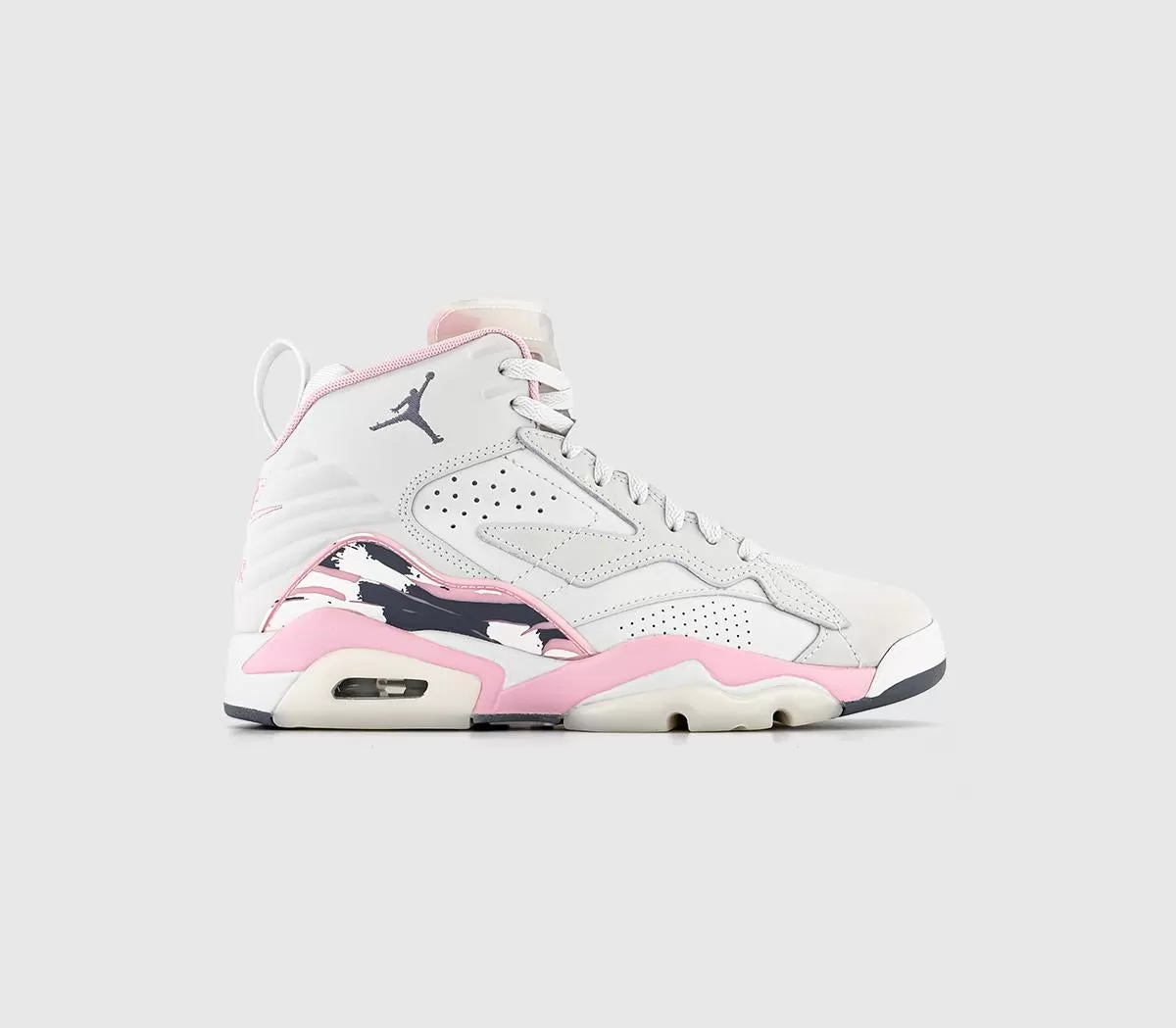 Nike Jordan Mvp Off White Cool Grey Med Soft Pink White Uk Size 8