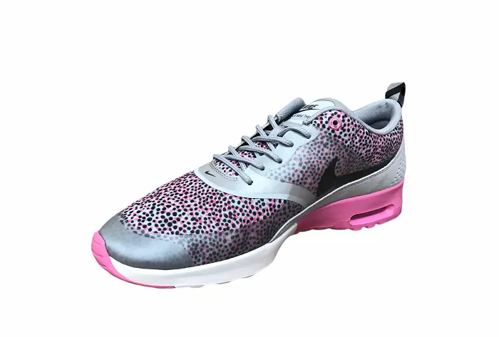 Nike women's sneaker Air Max Thea Print 599408 005 grey-black-fuchsia