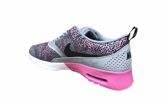 Nike women's sneaker Air Max Thea Print 599408 005 grey-black-fuchsia