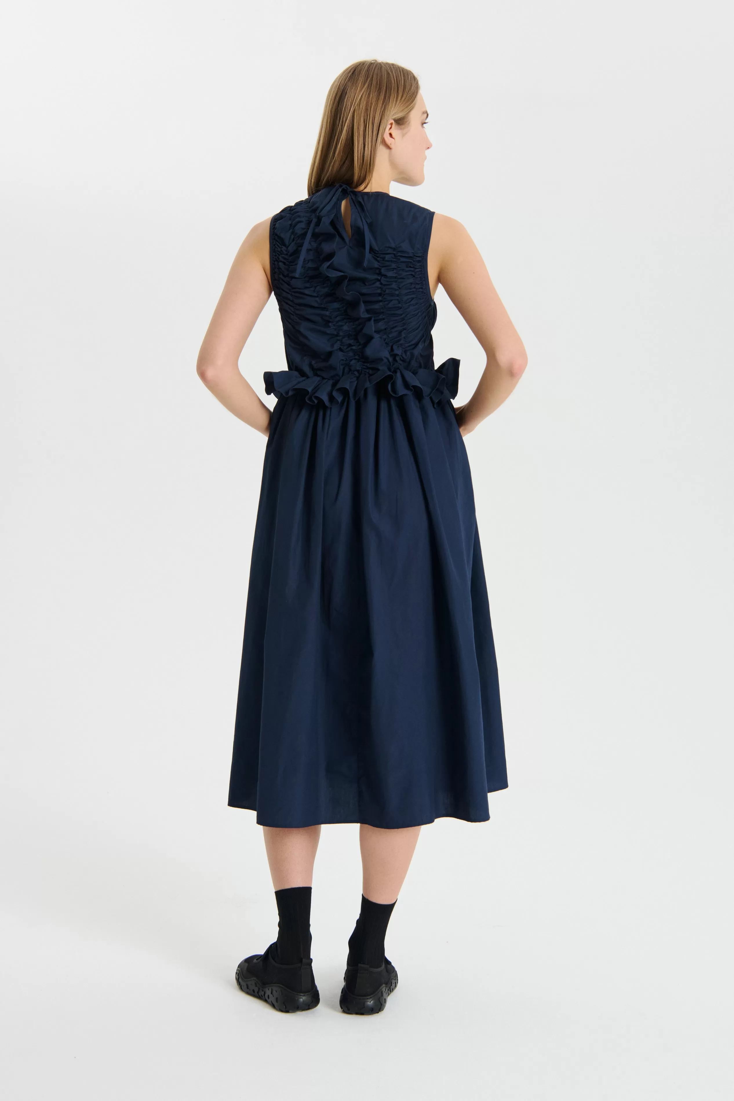 OLE | DRESS COTTON NAVY