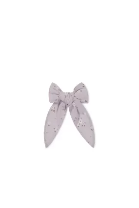 Organic Cotton Bow - Lulu Bloom Iris