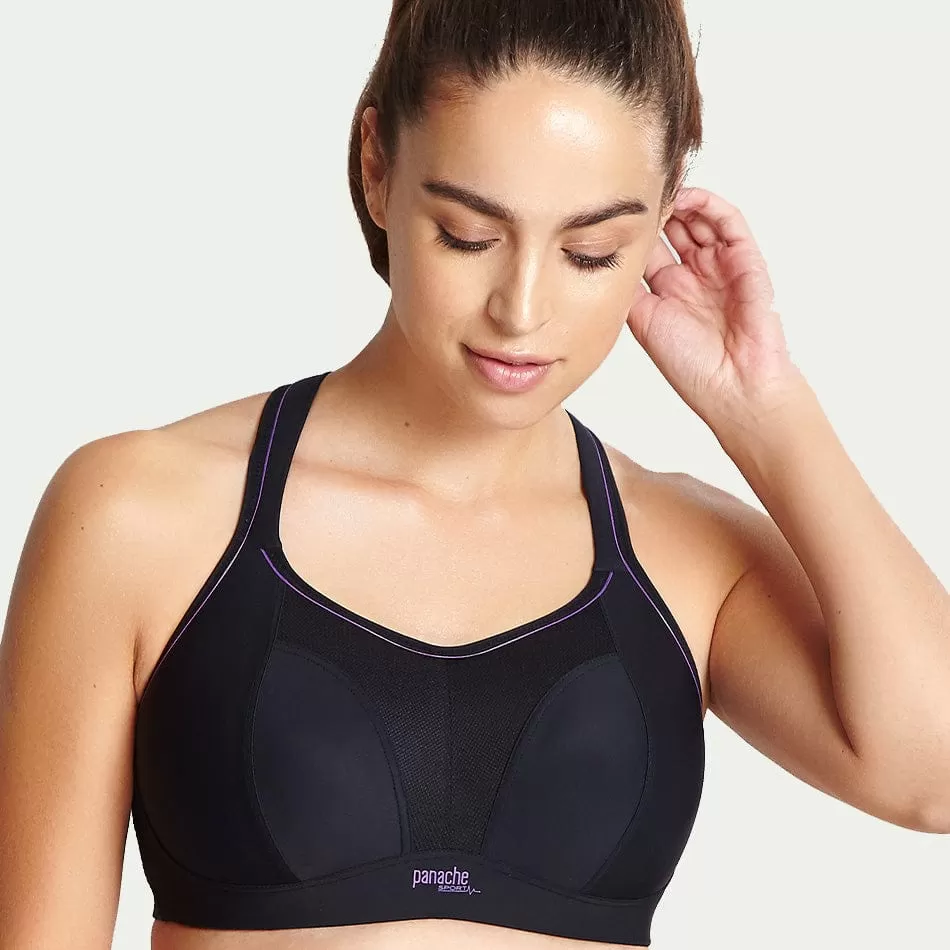 Panache Non-Wired Sports Bra Black