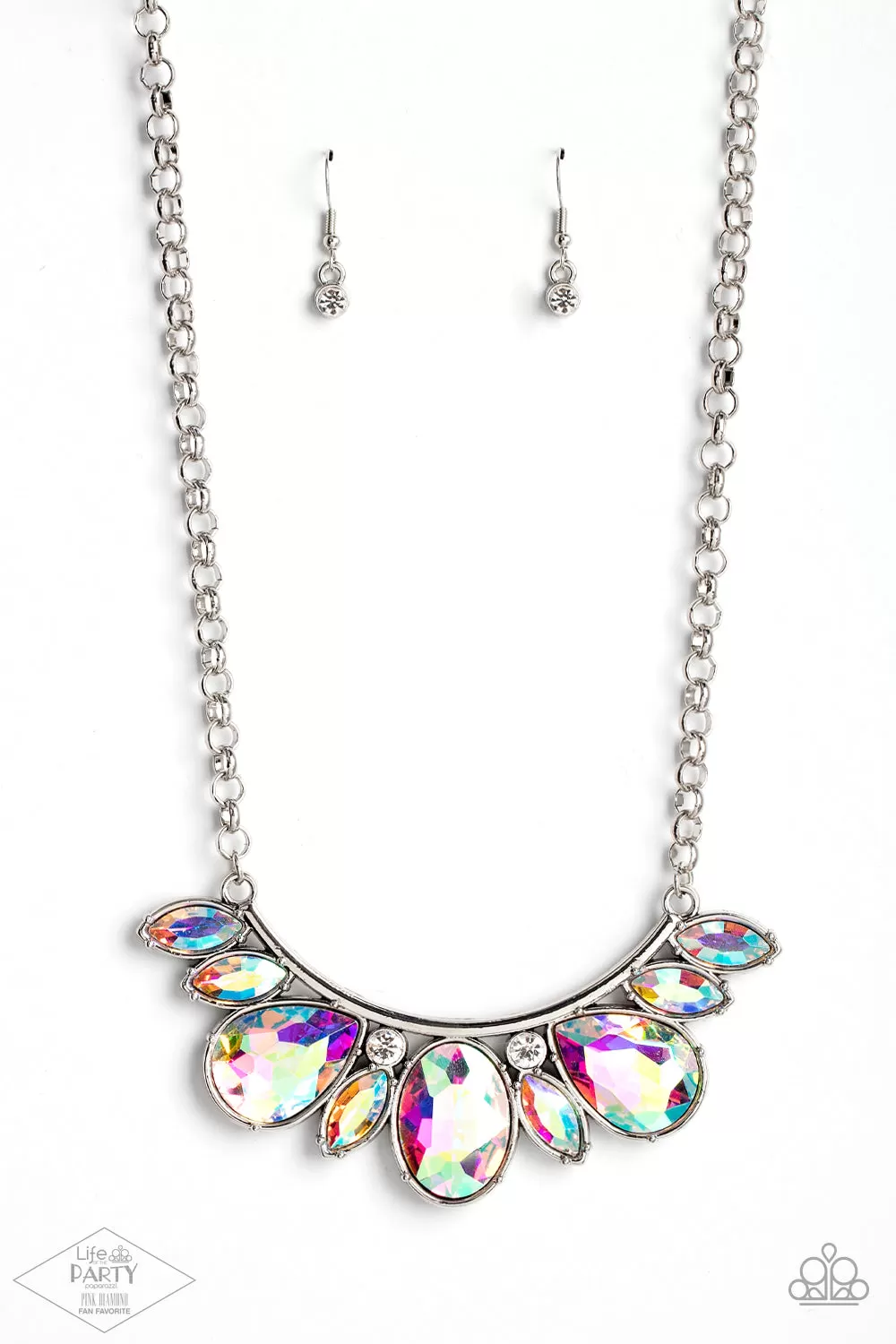 Paparazzi Never SLAY Never - Multi Iridescent Necklace