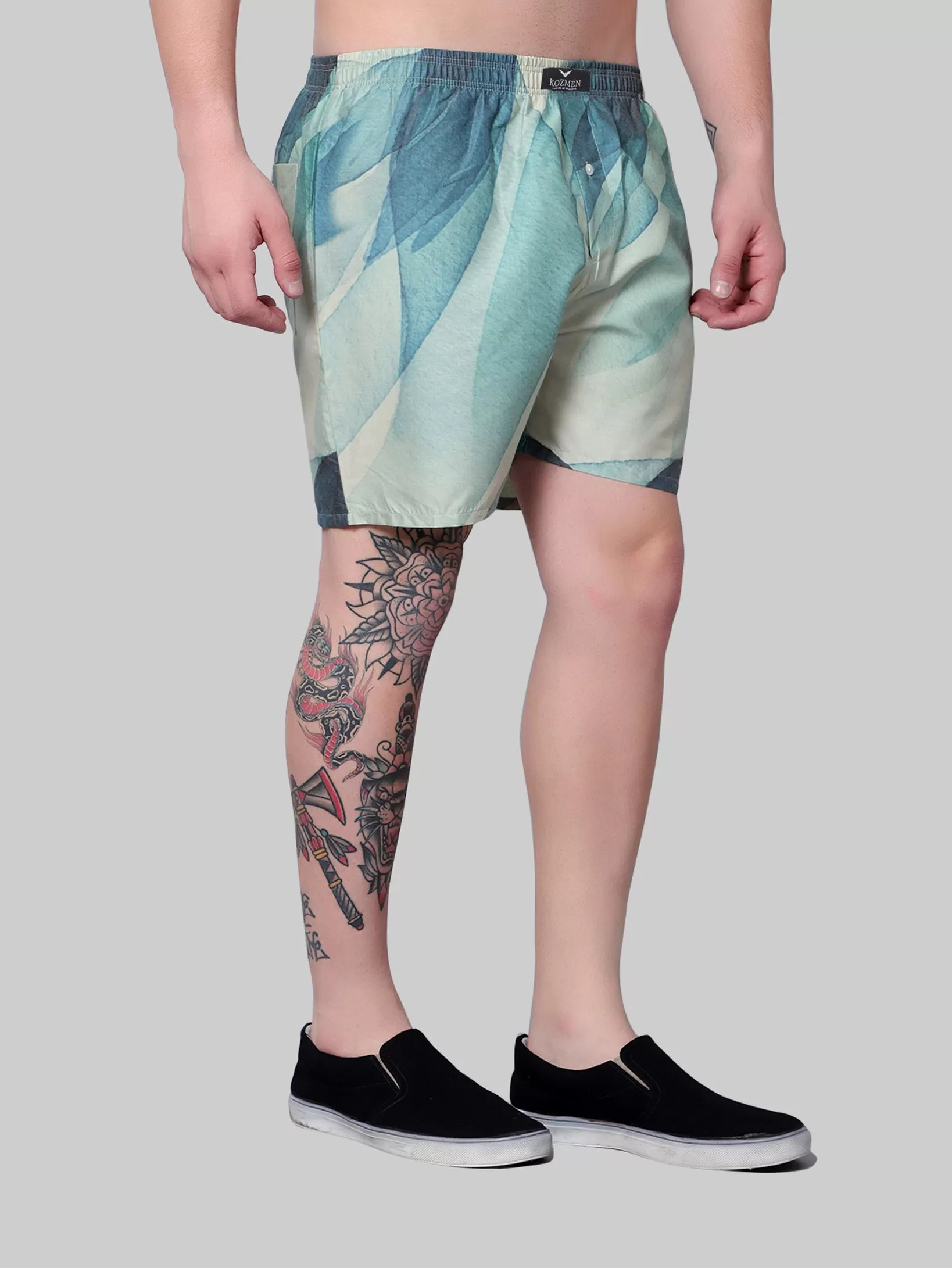 Persian Seaweed Swim Cotton Boxer