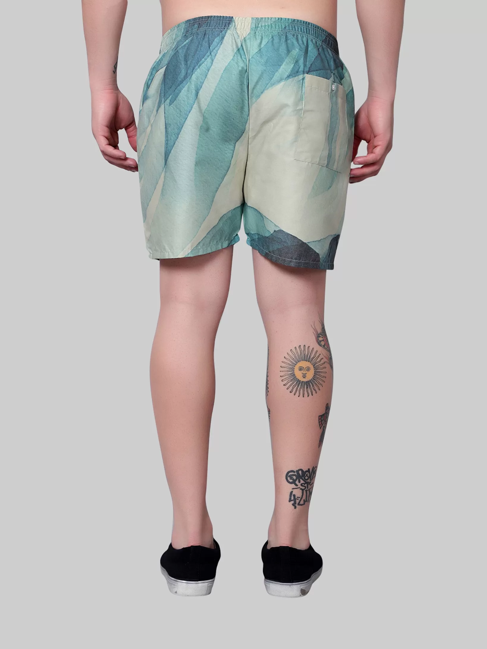 Persian Seaweed Swim Cotton Boxer