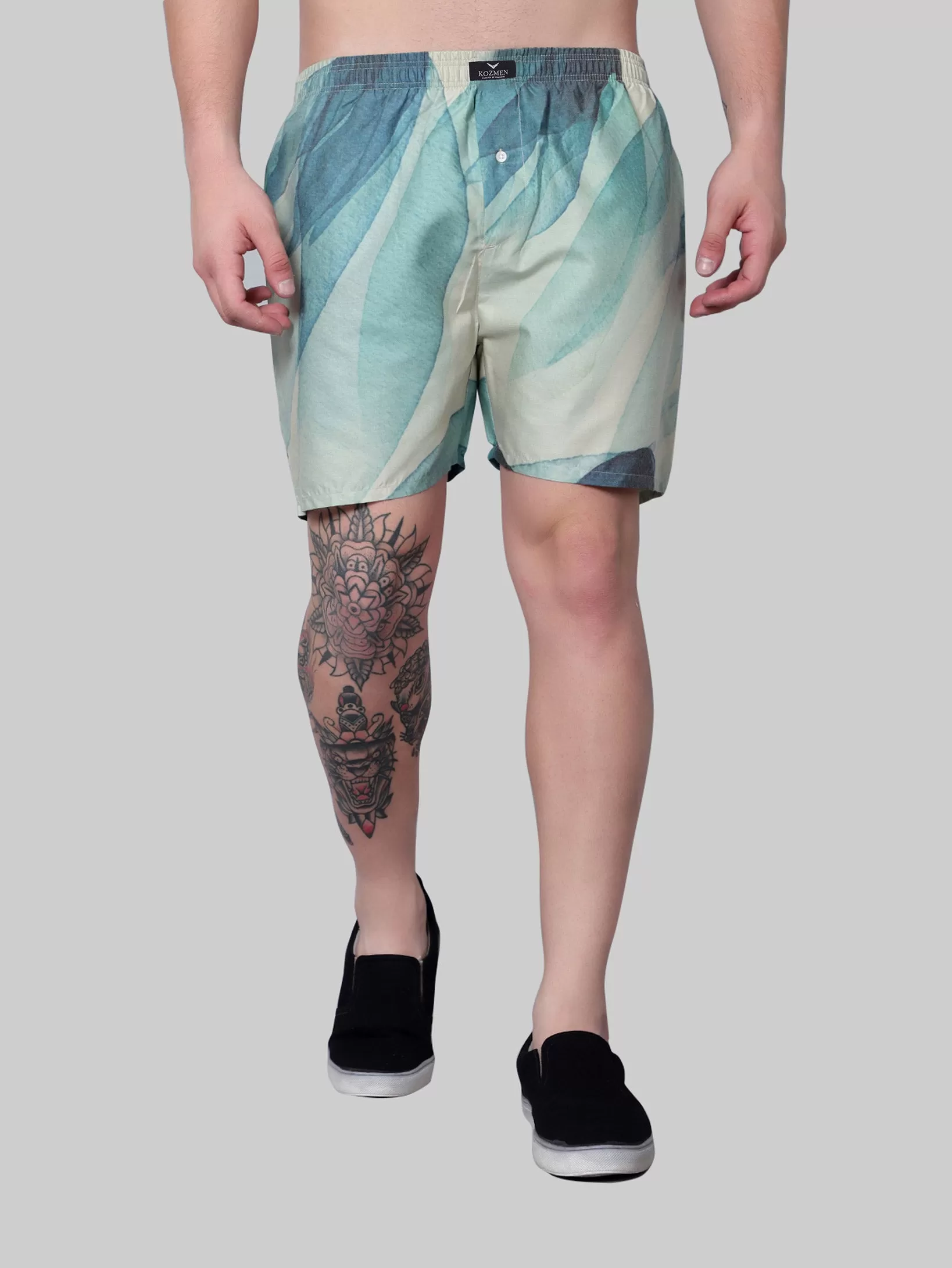 Persian Seaweed Swim Cotton Boxer