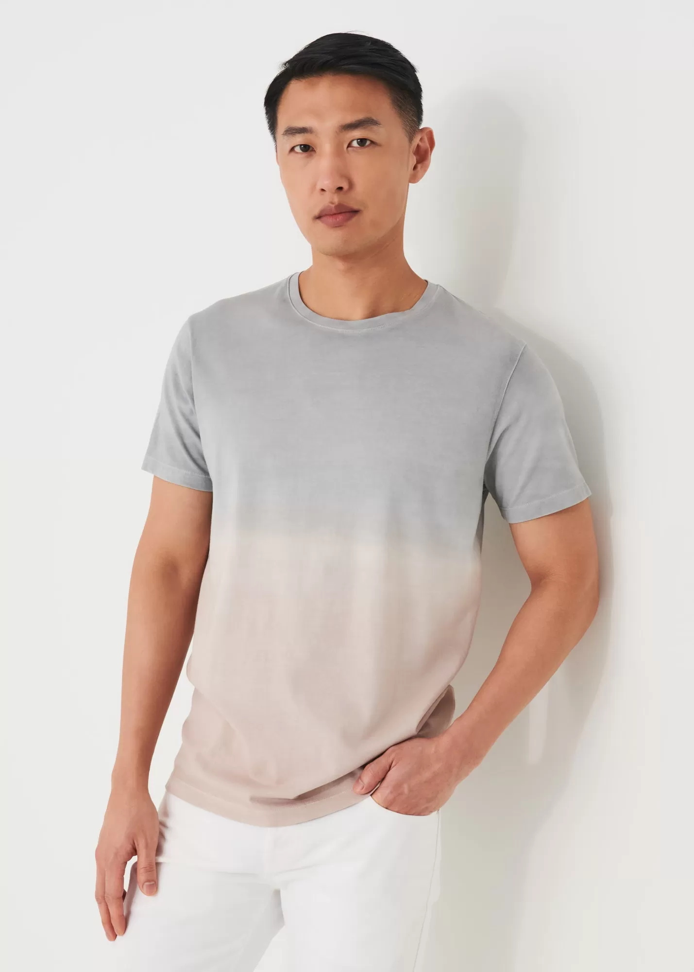 PIMA COTTON STRETCH DEGRADE T-SHIRT