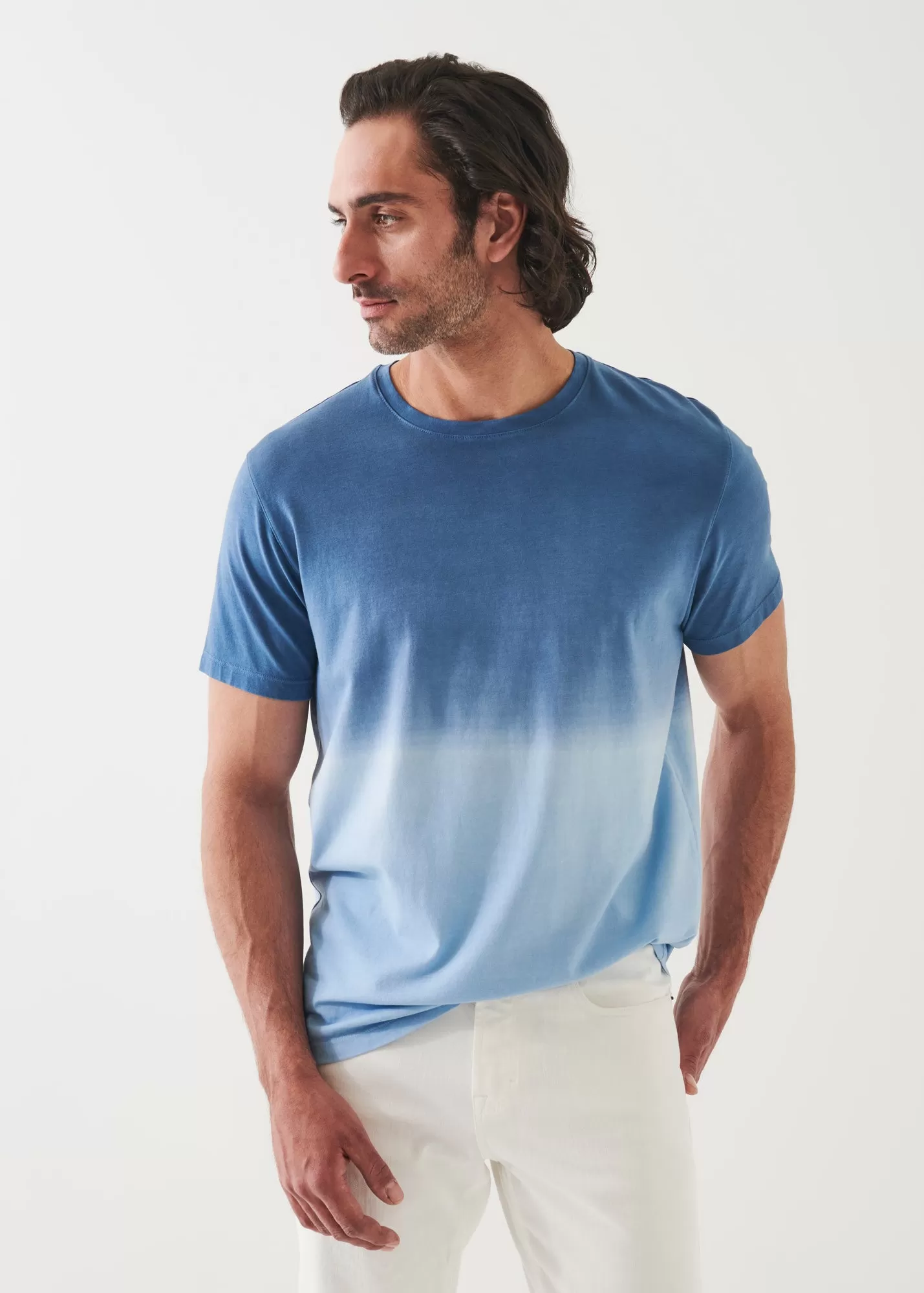 PIMA COTTON STRETCH DEGRADE T-SHIRT