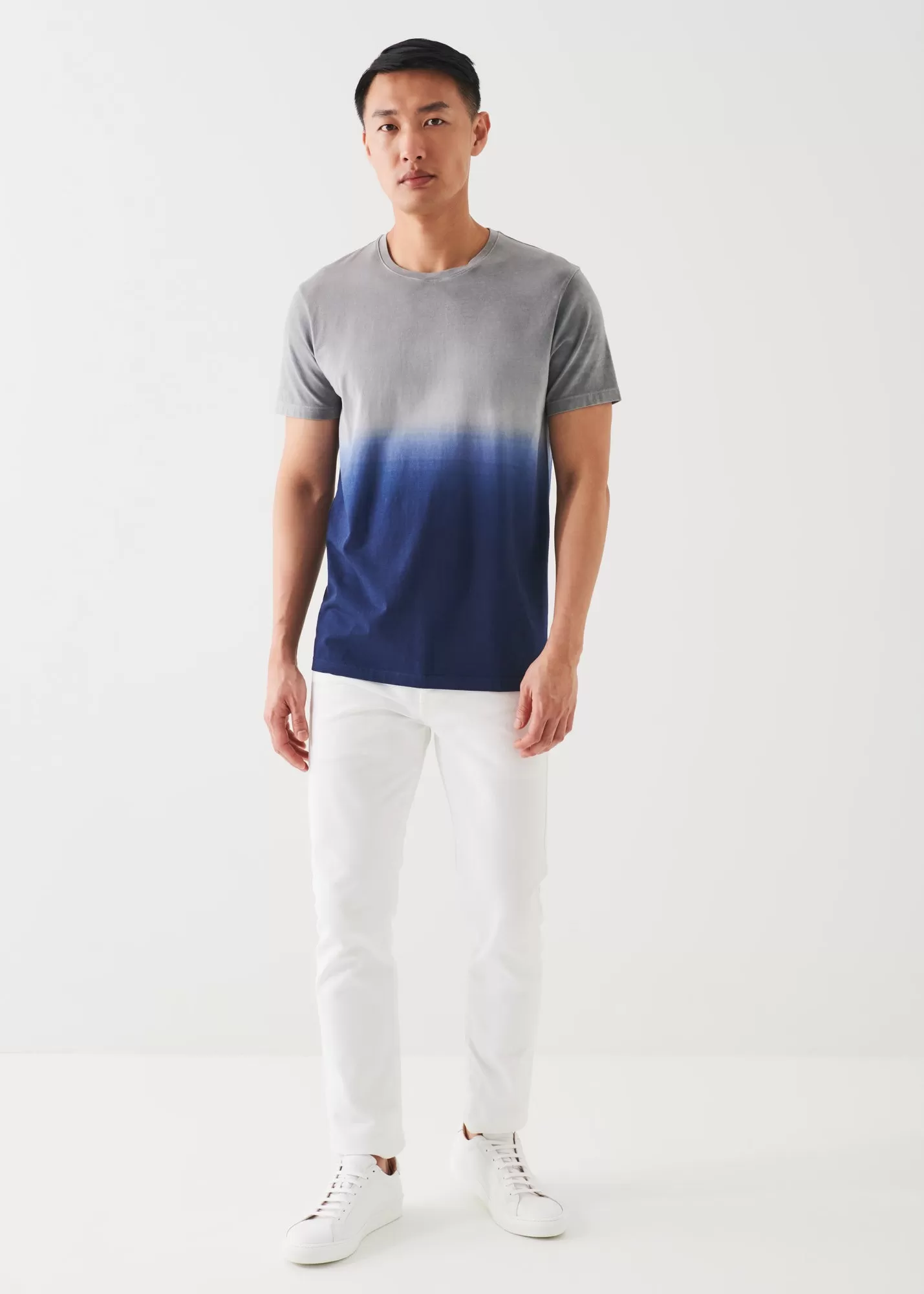 PIMA COTTON STRETCH DEGRADE T-SHIRT