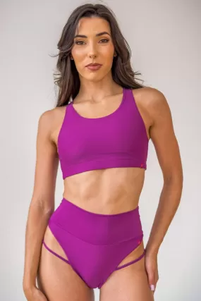 Pole Addict Openback Top - Lila