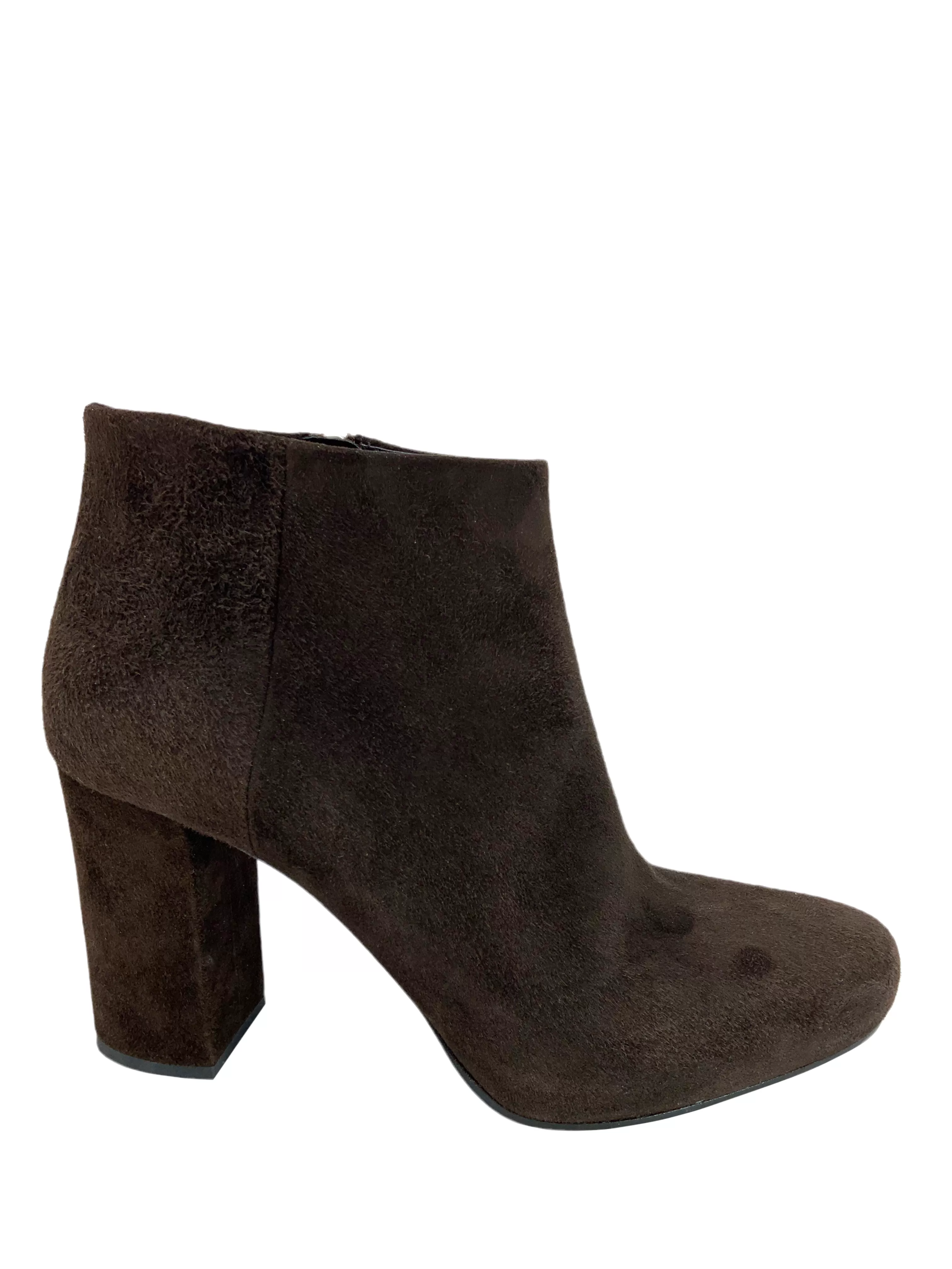 PRADA Suede Hidden Platform Ankle Boot Size 9.5