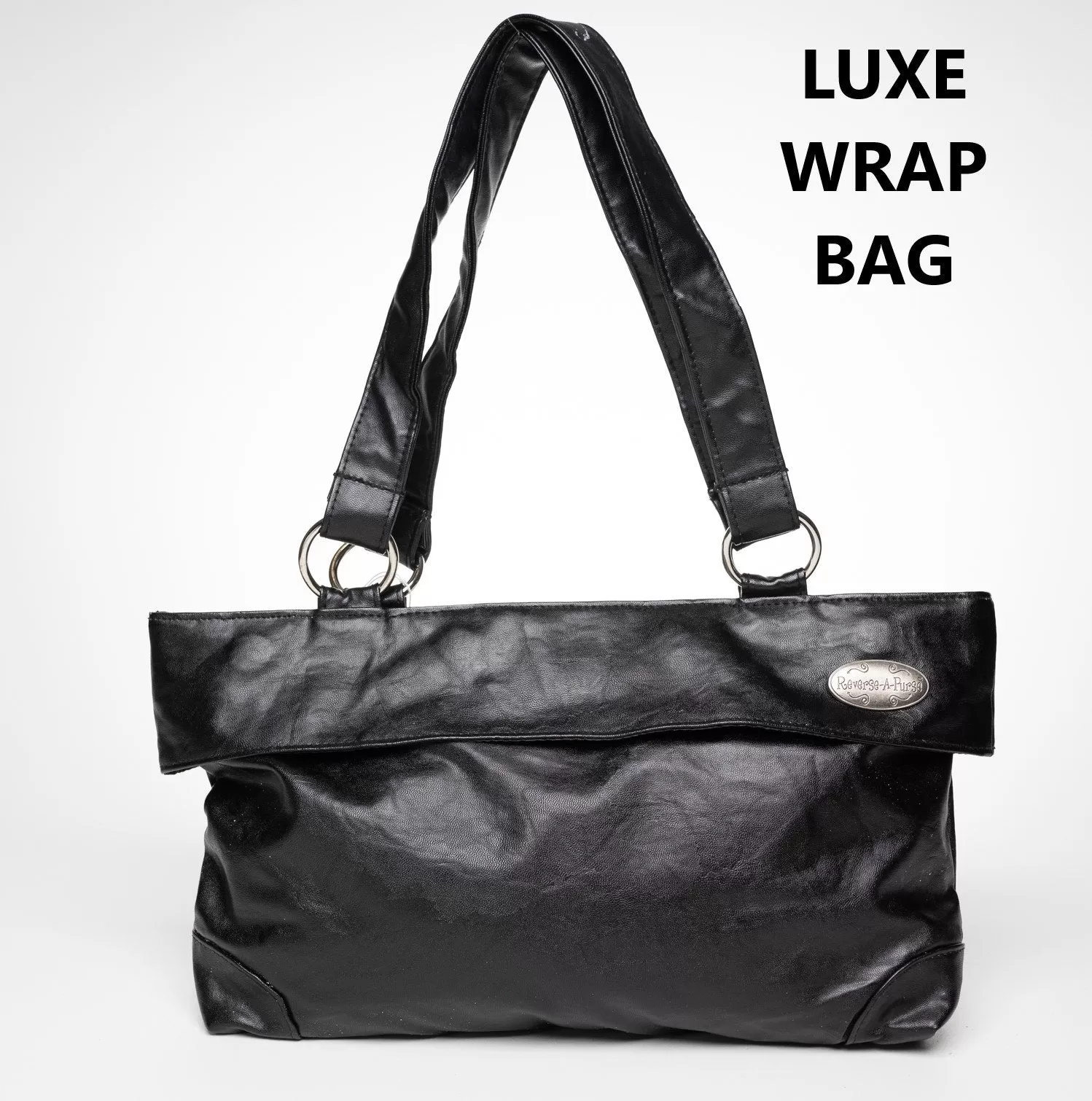 Reverse A Purse Black Luxe Wrap Collection -  Scarlet