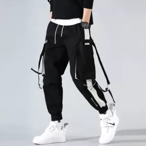 Ribbons Cargo Pants: Stylish Comfort Joggers for Men!