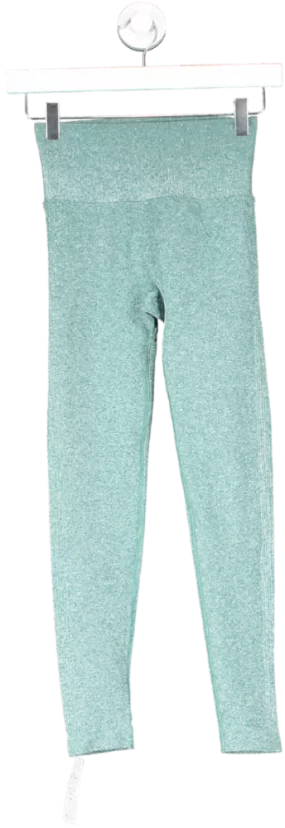 Riojoy Green Scrunch Seamless Contour Leggings UK XS