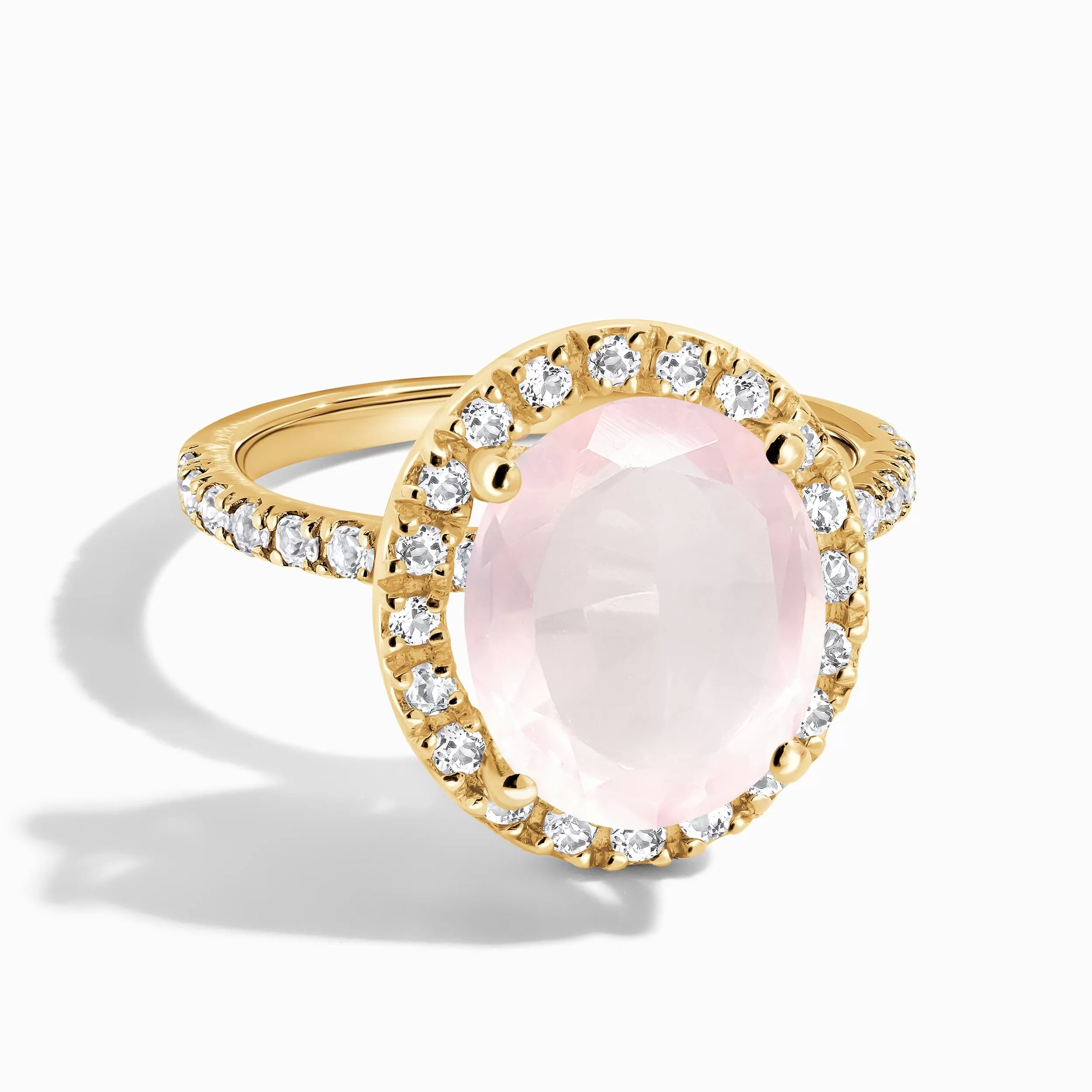 Rose Quartz Ring - Queen Lana