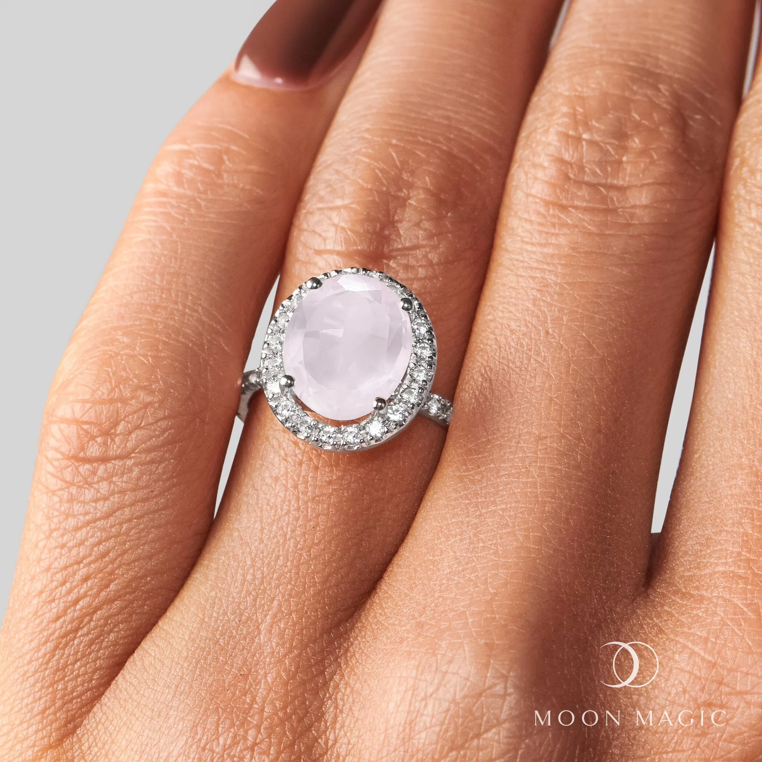 Rose Quartz Ring - Queen Lana