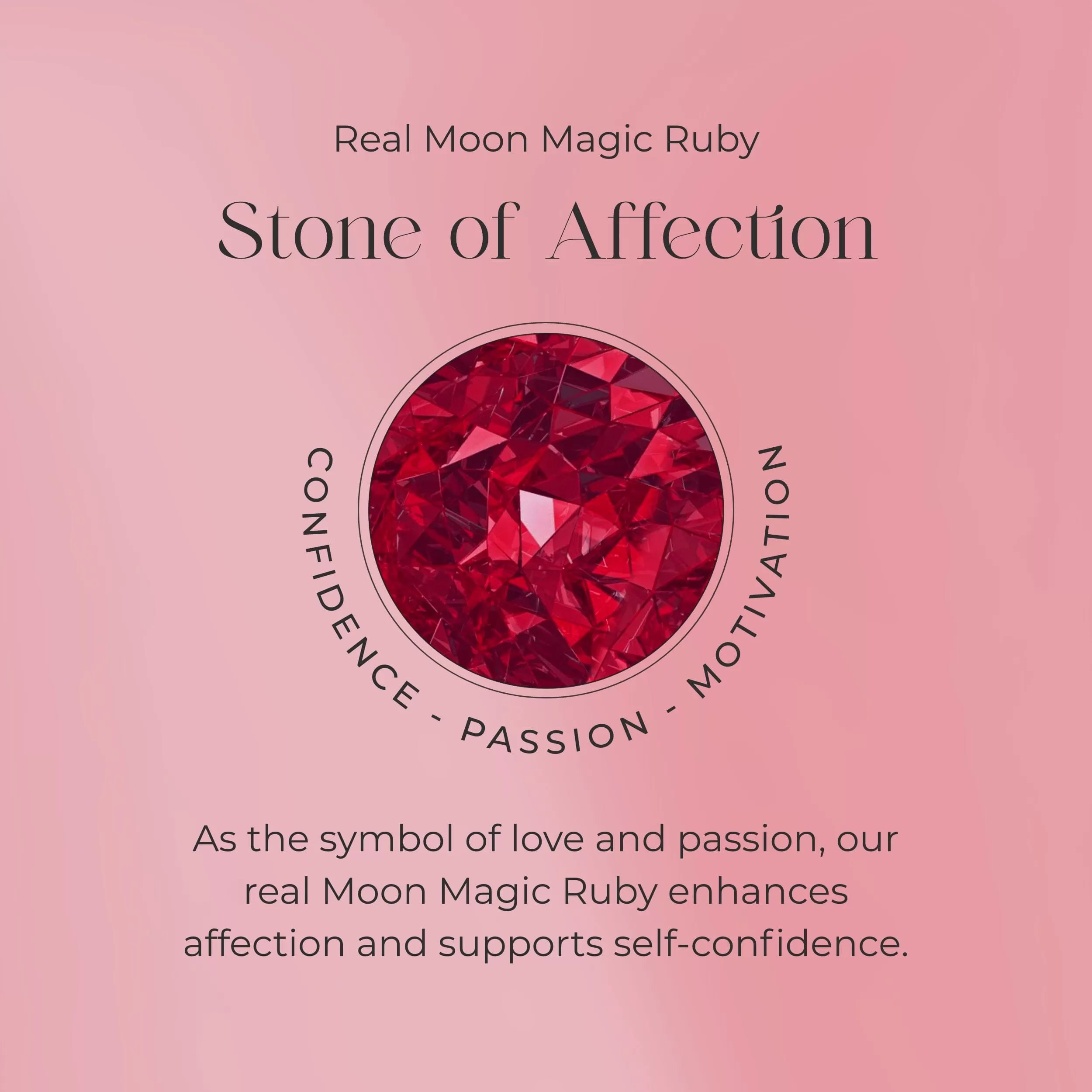 Ruby Necklace Sway - July Birthstone