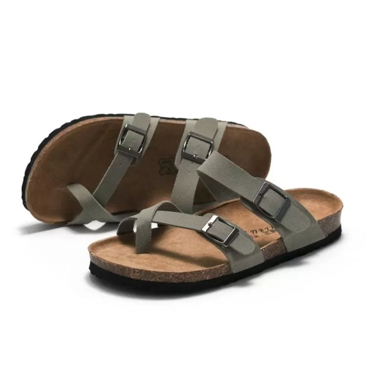 Ruizu Adjustable Cork Flip Flops for Couples - Series 1