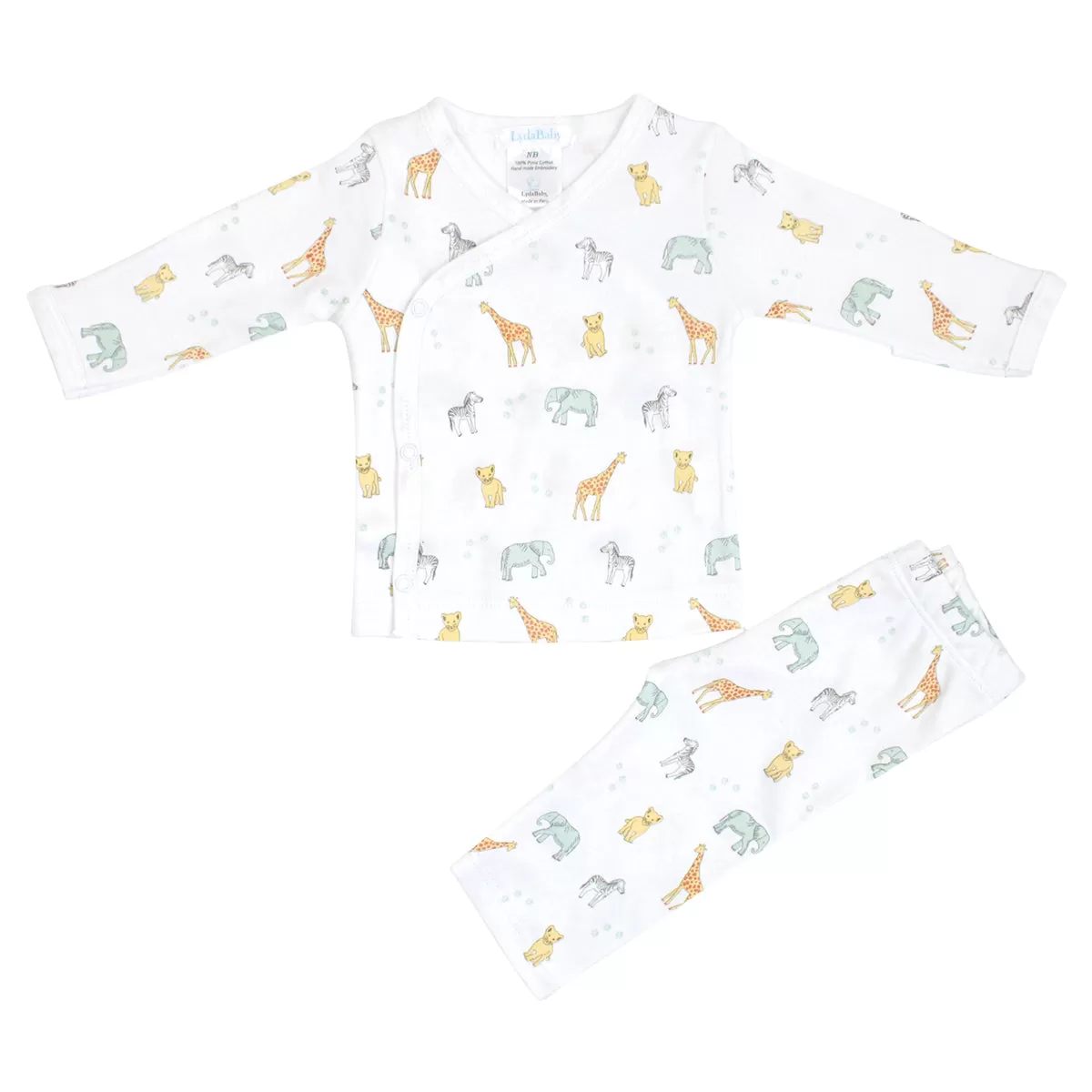 Safari Animals Set 2 Pieces | Baby Unisex