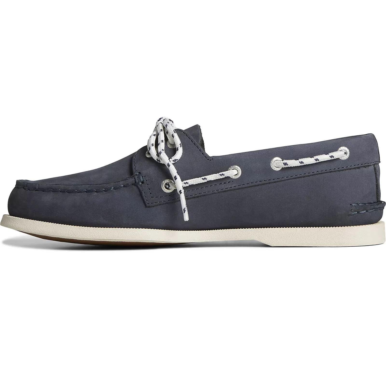 Sperry Topsider A/O 2-Eye Nautical Nubuck - Marine Navy