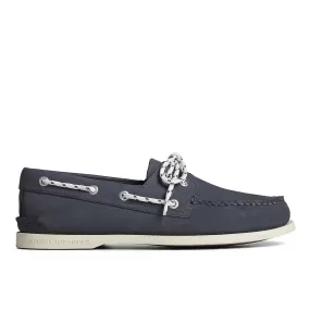 Sperry Topsider A/O 2-Eye Nautical Nubuck - Marine Navy