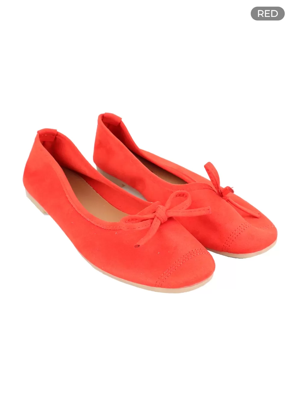 Suede Ribbon Flats OA405