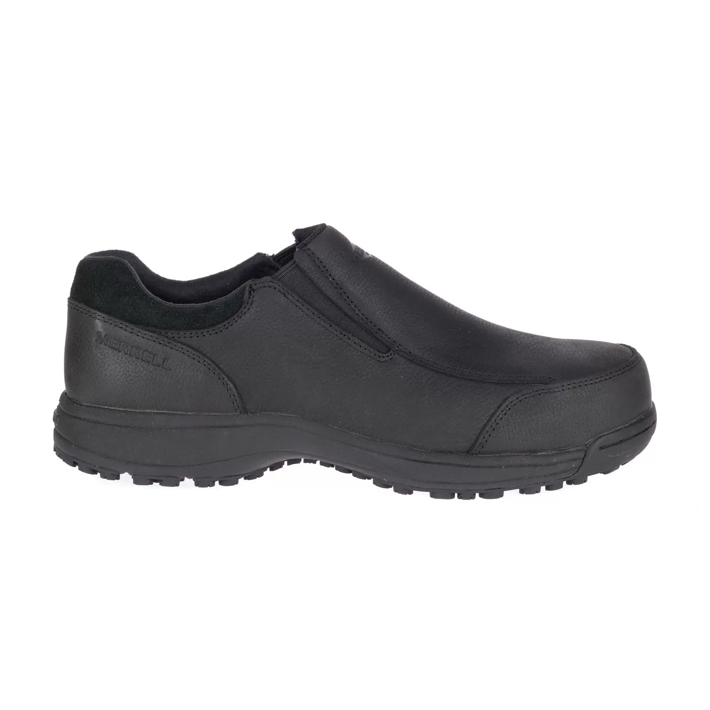 Sutton Moc Men's Steel-Toe Work Shoes Black