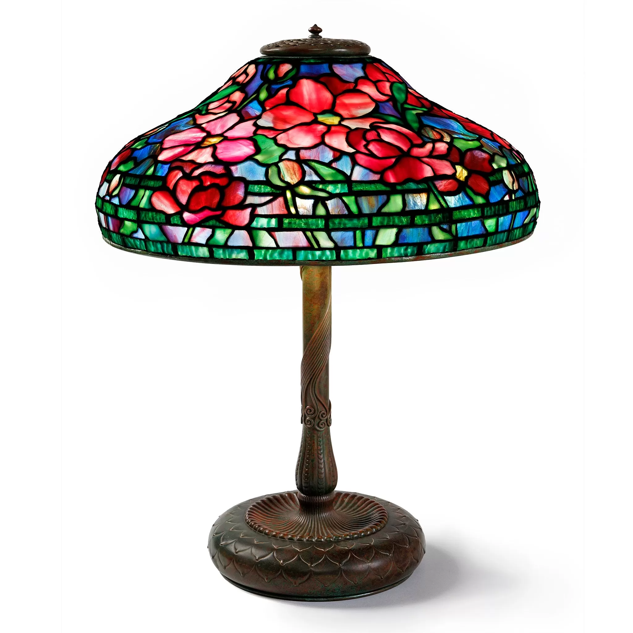 Tiffany Studios New York "Peony" Table Lamp