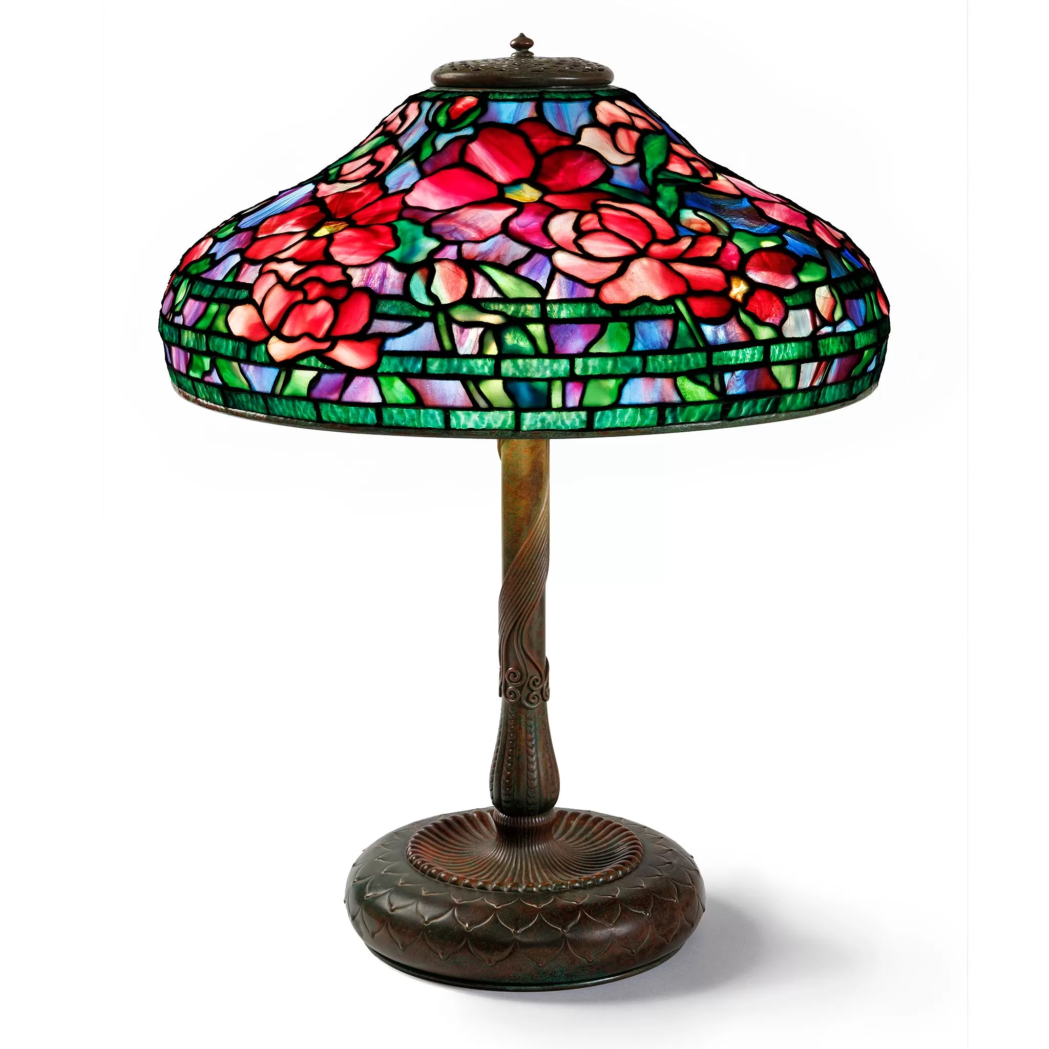 Tiffany Studios New York "Peony" Table Lamp